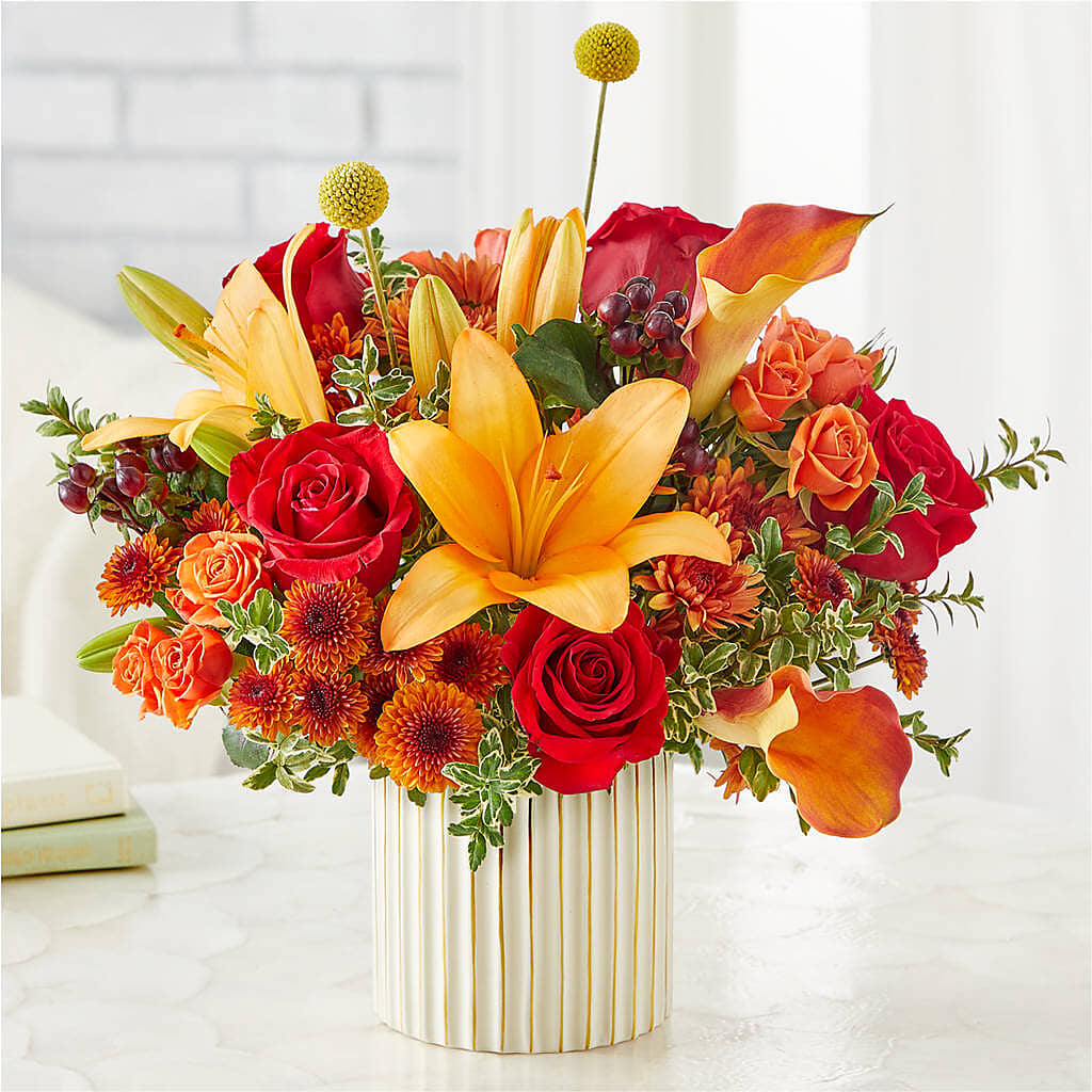 Scarlet Skies Bouquet – SHINKLES' FLOWER SHOP & GREENHOUSE, Temperance MI