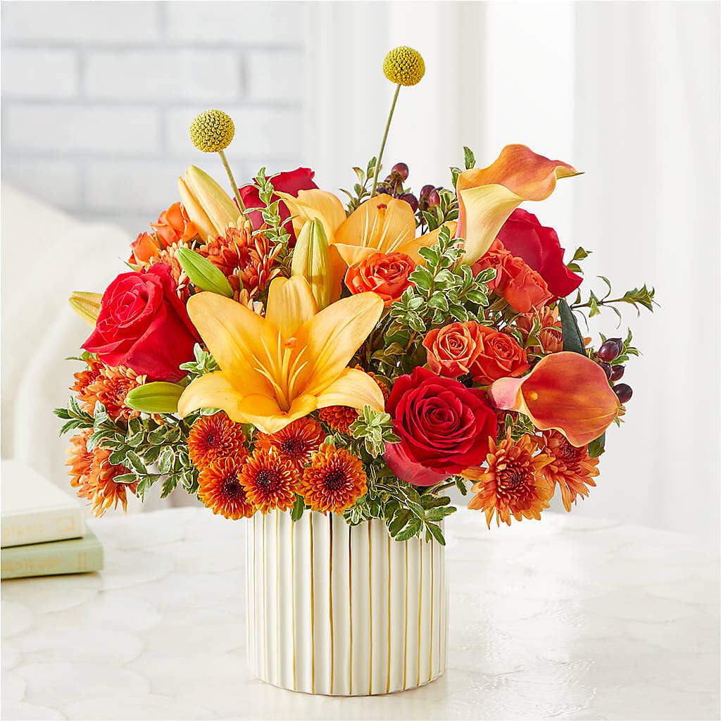 Scarlet Skies Bouquet – SHINKLES' FLOWER SHOP & GREENHOUSE, Temperance MI
