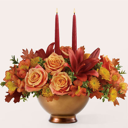 Harvest Table Centerpiece – SHINKLES' FLOWER SHOP & GREENHOUSE, Temperance MI