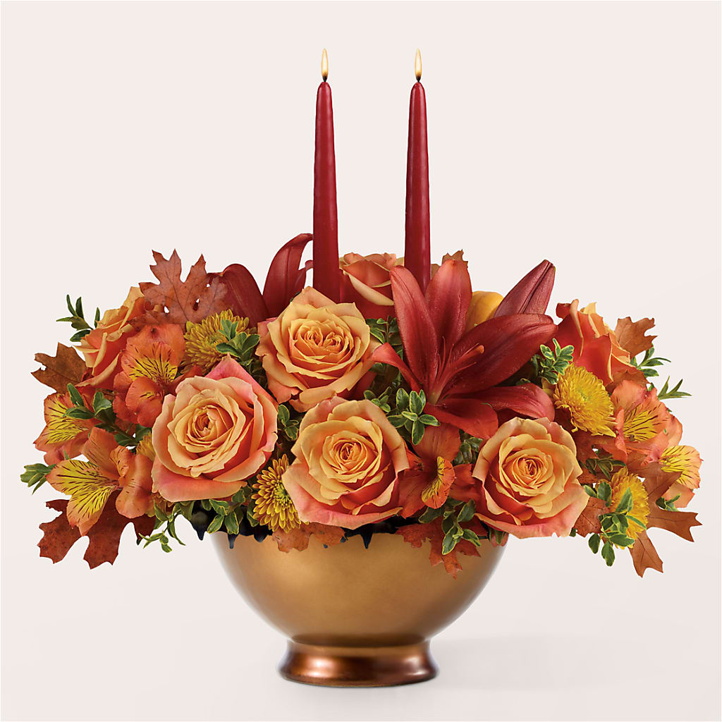 Harvest Table Centerpiece – SHINKLES' FLOWER SHOP & GREENHOUSE, Temperance MI