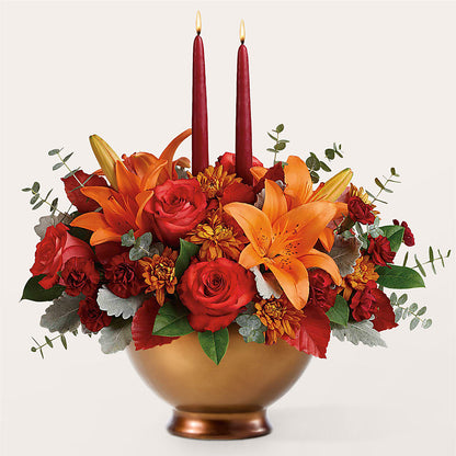 Fruits of Fall Centerpiece – SHINKLES' FLOWER SHOP & GREENHOUSE, Temperance MI