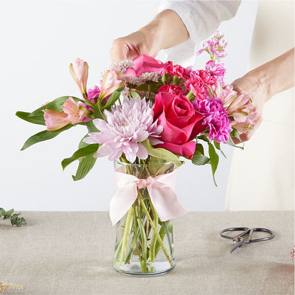 Pink Ribbon - A Florist Original – SHINKLES' FLOWER SHOP & GREENHOUSE, Temperance MI