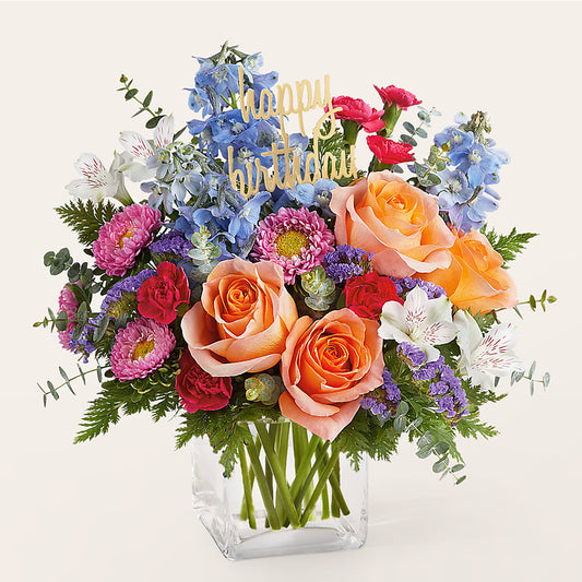 Birthday Bash Bouquet – SHINKLES' FLOWER SHOP & GREENHOUSE, Temperance MI