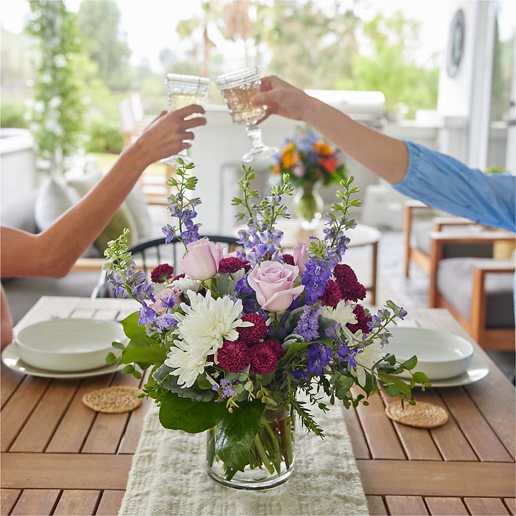 Violet Frost Bouquet – SHINKLES' FLOWER SHOP & GREENHOUSE, Temperance MI