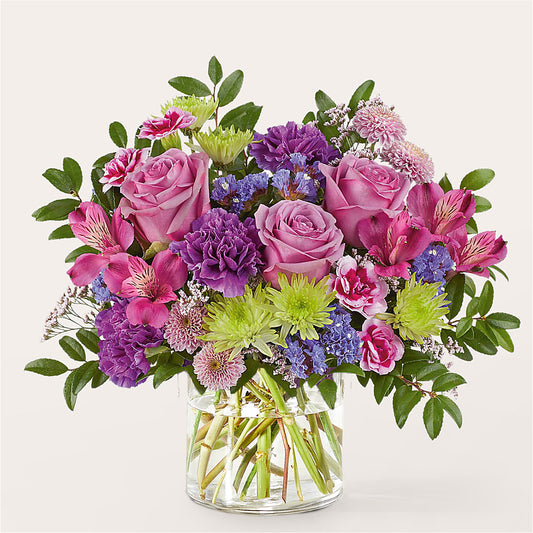 Glass Half Full Bouquet – SHINKLES' FLOWER SHOP & GREENHOUSE, Temperance MI