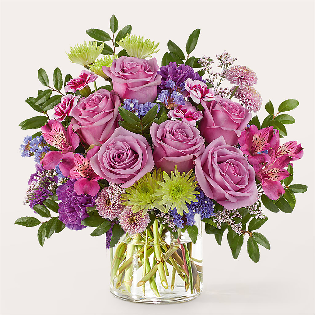 Glass Half Full Bouquet – SHINKLES' FLOWER SHOP & GREENHOUSE, Temperance MI