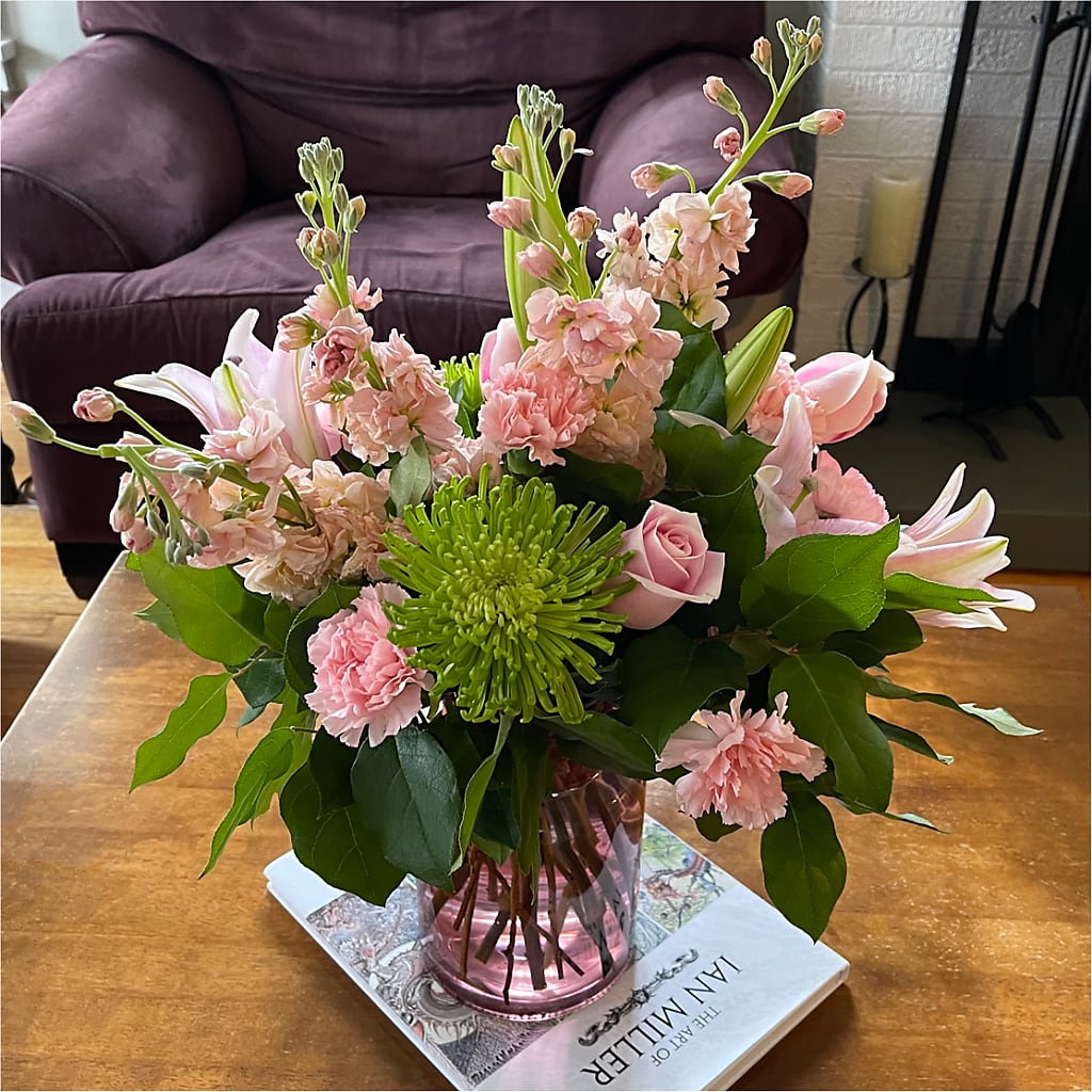 Pretty in Pink Bouquet – SHINKLES' FLOWER SHOP & GREENHOUSE, Temperance MI