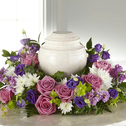 Blooming Sympathy Cremation Adornment – SHINKLES' FLOWER SHOP & GREENHOUSE, Temperance MI