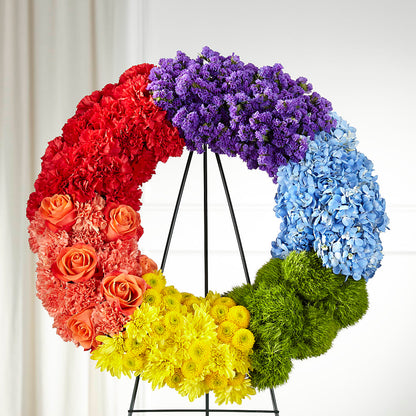 Circle of Love Wreath – SHINKLES' FLOWER SHOP & GREENHOUSE, Temperance MI
