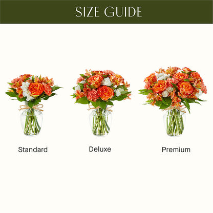 Apricot Glow Bouquet – SHINKLES' FLOWER SHOP & GREENHOUSE, Temperance MI