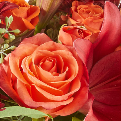Crimson Leaves Bouquet – SHINKLES' FLOWER SHOP & GREENHOUSE, Temperance MI