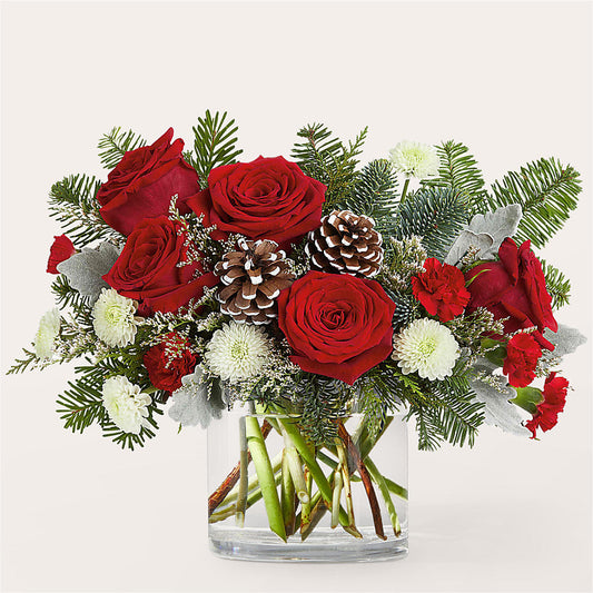Yule Cheer Bouquet – SHINKLES' FLOWER SHOP & GREENHOUSE, Temperance MI