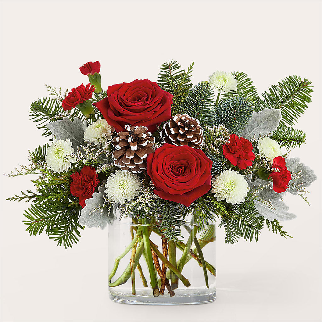 Yule Cheer Bouquet – SHINKLES' FLOWER SHOP & GREENHOUSE, Temperance MI
