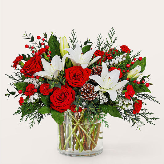 Best in Snow Bouquet – SHINKLES' FLOWER SHOP & GREENHOUSE, Temperance MI