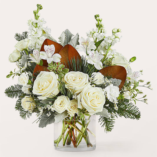 Fresh Snowfall Bouquet – SHINKLES' FLOWER SHOP & GREENHOUSE, Temperance MI