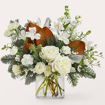 Fresh Snowfall Bouquet – SHINKLES' FLOWER SHOP & GREENHOUSE, Temperance MI