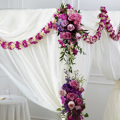 Color & Light Chuppah Decor – SHINKLES' FLOWER SHOP & GREENHOUSE, Temperance MI